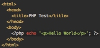 Hello World PHP code